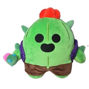 Supercell Brawl Stars Line Friends 10" CACTUS SPIKE Plush Doll Stuffed Toy EUC